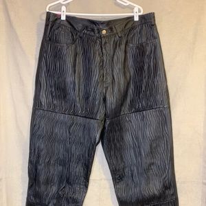 Filo Sofi leather pants Sz 40